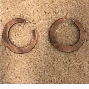 Madewell Tops - Hoop earrings and madewell top bundle Madewell Tops - Hoop earrings and madewell top bundle